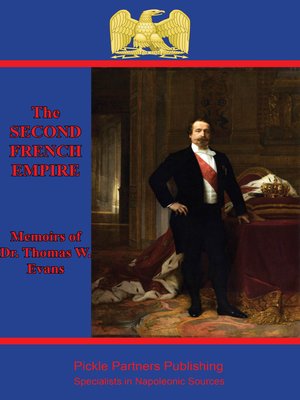 cover image of The Memoirs of Dr. Thomas W. Evans